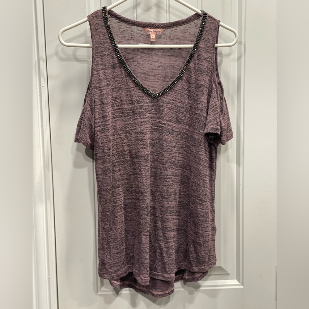 Juicy Couture large purple shirt.
